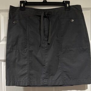 Eddie Bauer Dark Gray Mini Skirt